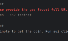 Sui Client CLI 命令行详解
