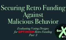 Optimism Retro Funding 投票机制对恶意行为的抵抗能力