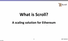 Scroll zkEVM设计，优化和应用