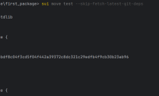 Sui Move 调试Debugging和test_scenario单测工具使用